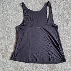 Lululemon Scoop Neck Tank Top Grey Sz 6